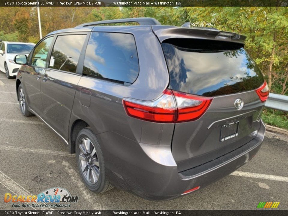 2020 Toyota Sienna LE AWD Predawn Gray Mica / Ash Photo #7