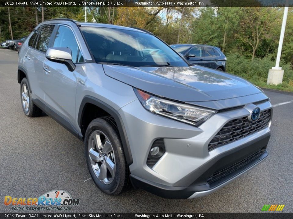 2019 Toyota RAV4 Limited AWD Hybrid Silver Sky Metallic / Black Photo #1