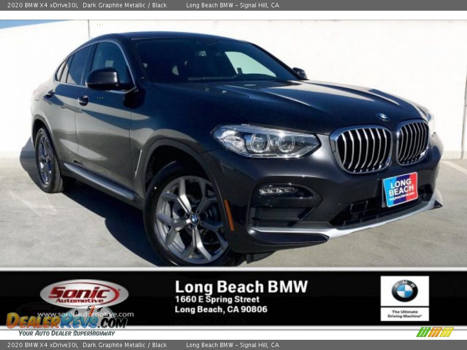 2020 BMW X4 xDrive30i Dark Graphite Metallic / Black Photo #1