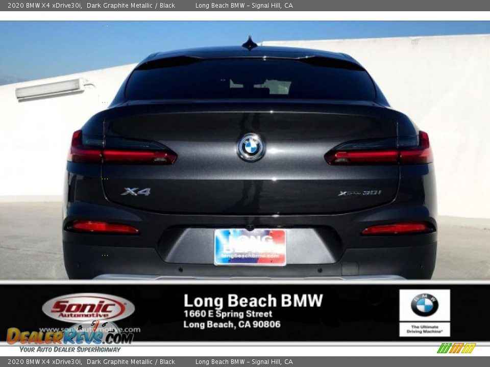 2020 BMW X4 xDrive30i Dark Graphite Metallic / Black Photo #3