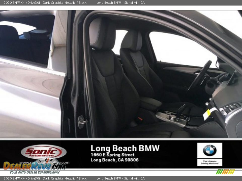 2020 BMW X4 xDrive30i Dark Graphite Metallic / Black Photo #7
