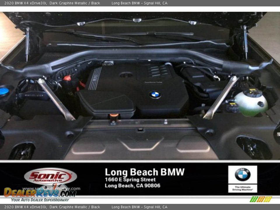 2020 BMW X4 xDrive30i Dark Graphite Metallic / Black Photo #8