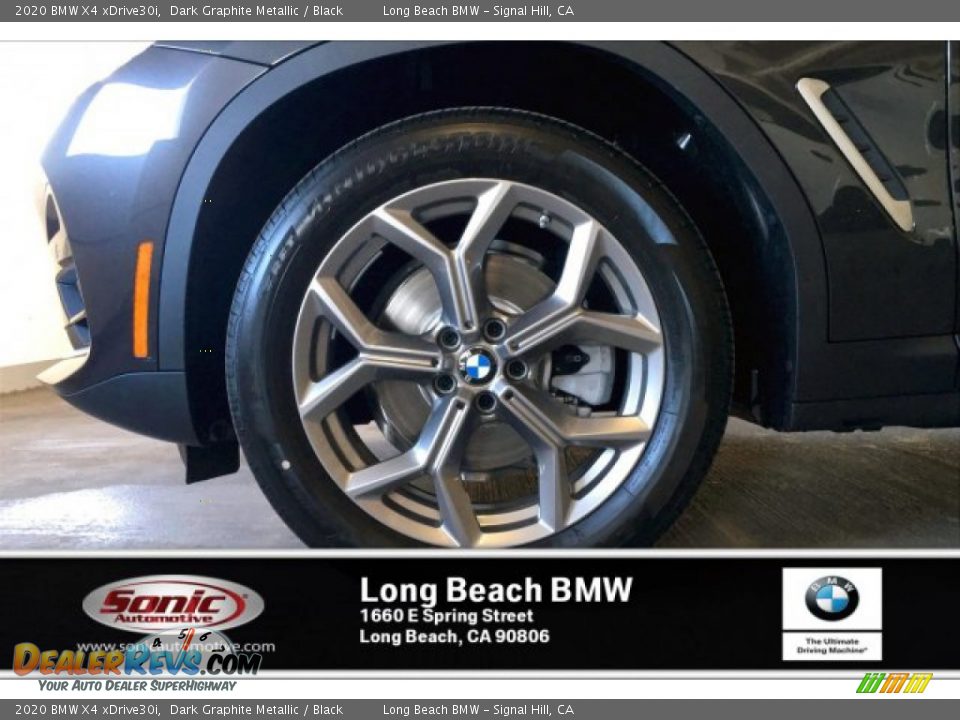 2020 BMW X4 xDrive30i Dark Graphite Metallic / Black Photo #9