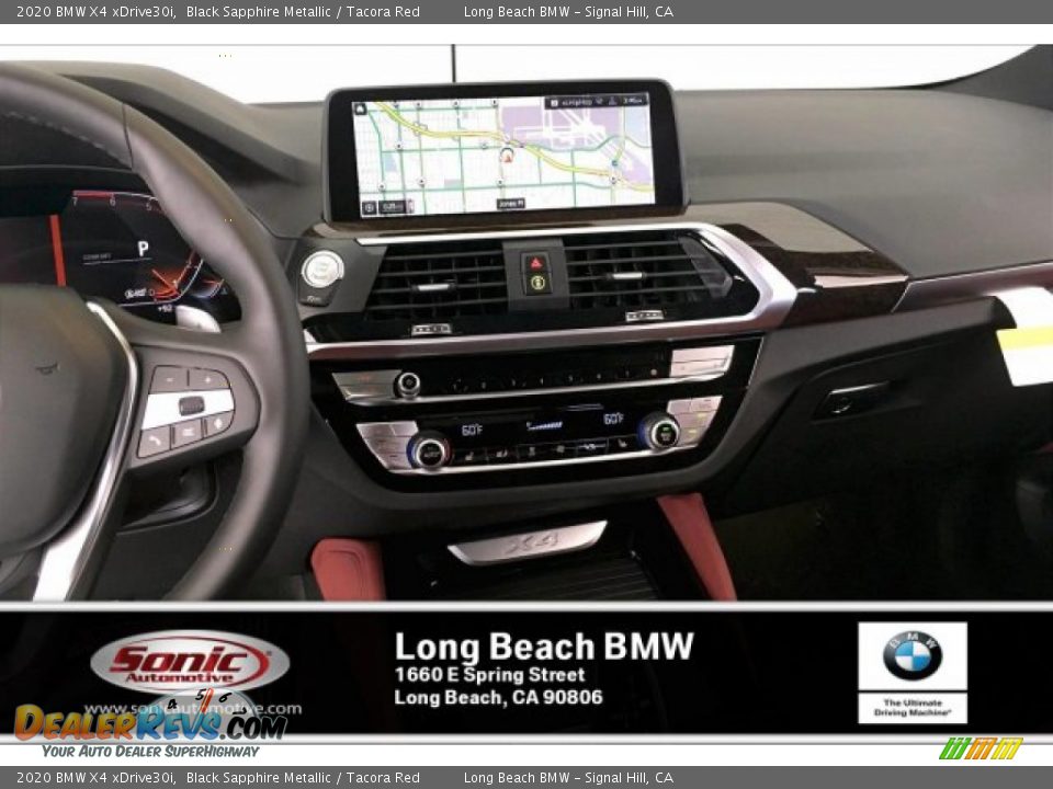 2020 BMW X4 xDrive30i Black Sapphire Metallic / Tacora Red Photo #5
