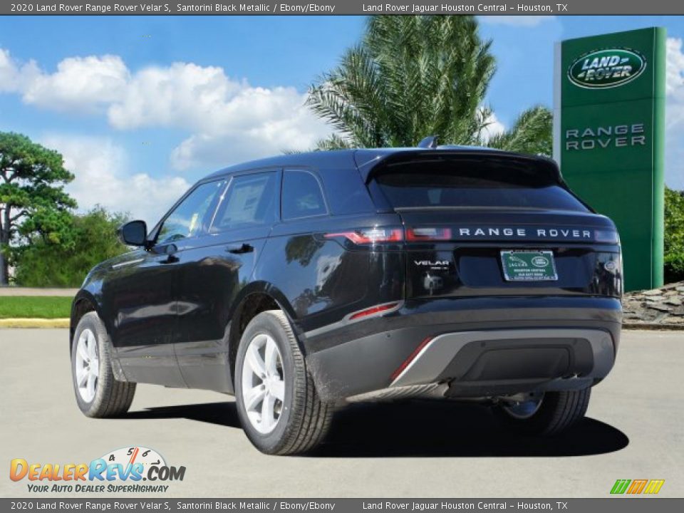 2020 Land Rover Range Rover Velar S Santorini Black Metallic / Ebony/Ebony Photo #3