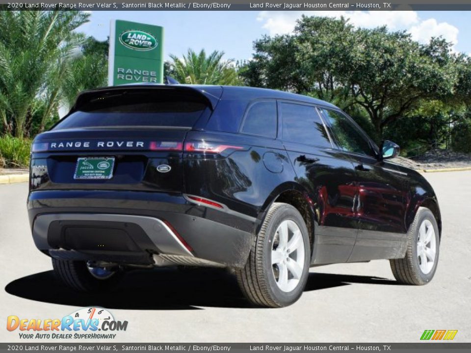 2020 Land Rover Range Rover Velar S Santorini Black Metallic / Ebony/Ebony Photo #4