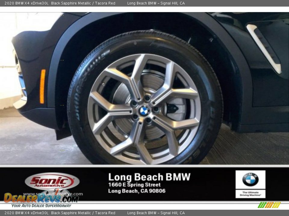 2020 BMW X4 xDrive30i Black Sapphire Metallic / Tacora Red Photo #9