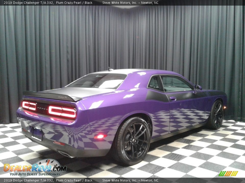 2019 Dodge Challenger T/A 392 Plum Crazy Pearl / Black Photo #6