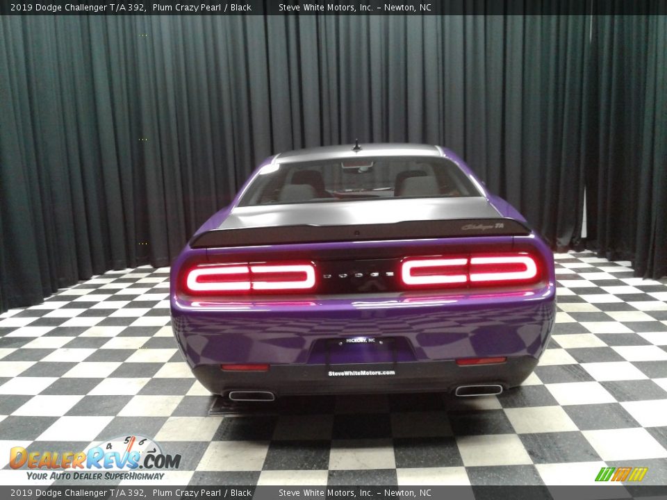 2019 Dodge Challenger T/A 392 Plum Crazy Pearl / Black Photo #7