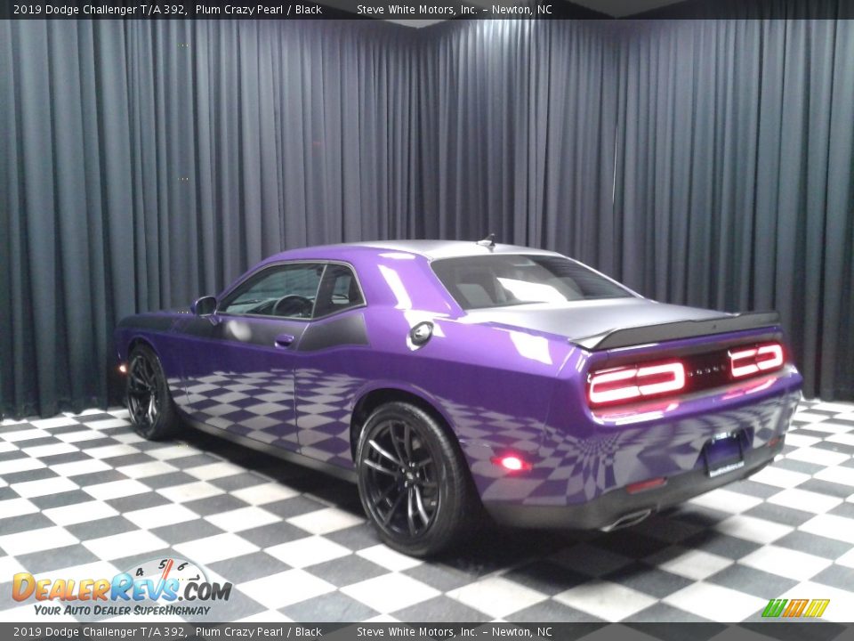 2019 Dodge Challenger T/A 392 Plum Crazy Pearl / Black Photo #8