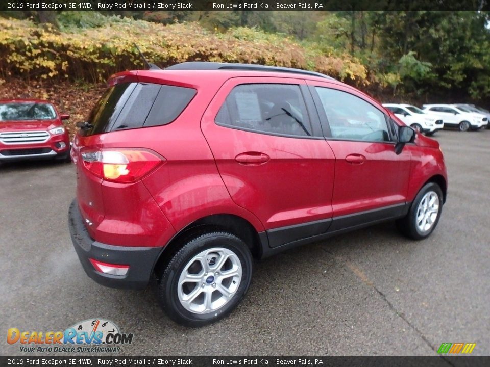 2019 Ford EcoSport SE 4WD Ruby Red Metallic / Ebony Black Photo #2