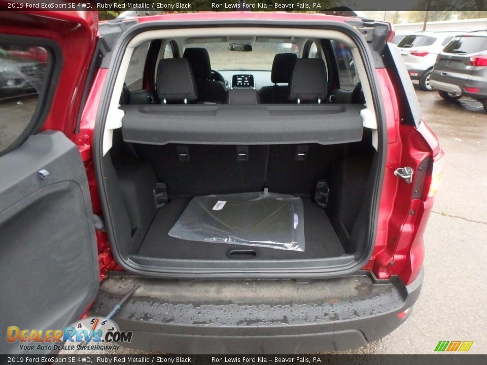2019 Ford EcoSport SE 4WD Ruby Red Metallic / Ebony Black Photo #4