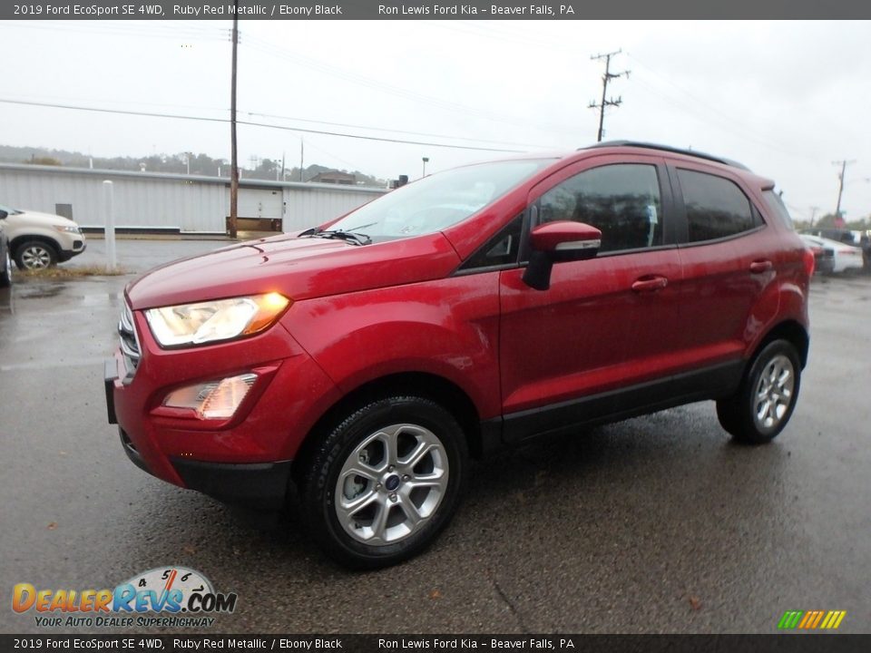 2019 Ford EcoSport SE 4WD Ruby Red Metallic / Ebony Black Photo #7