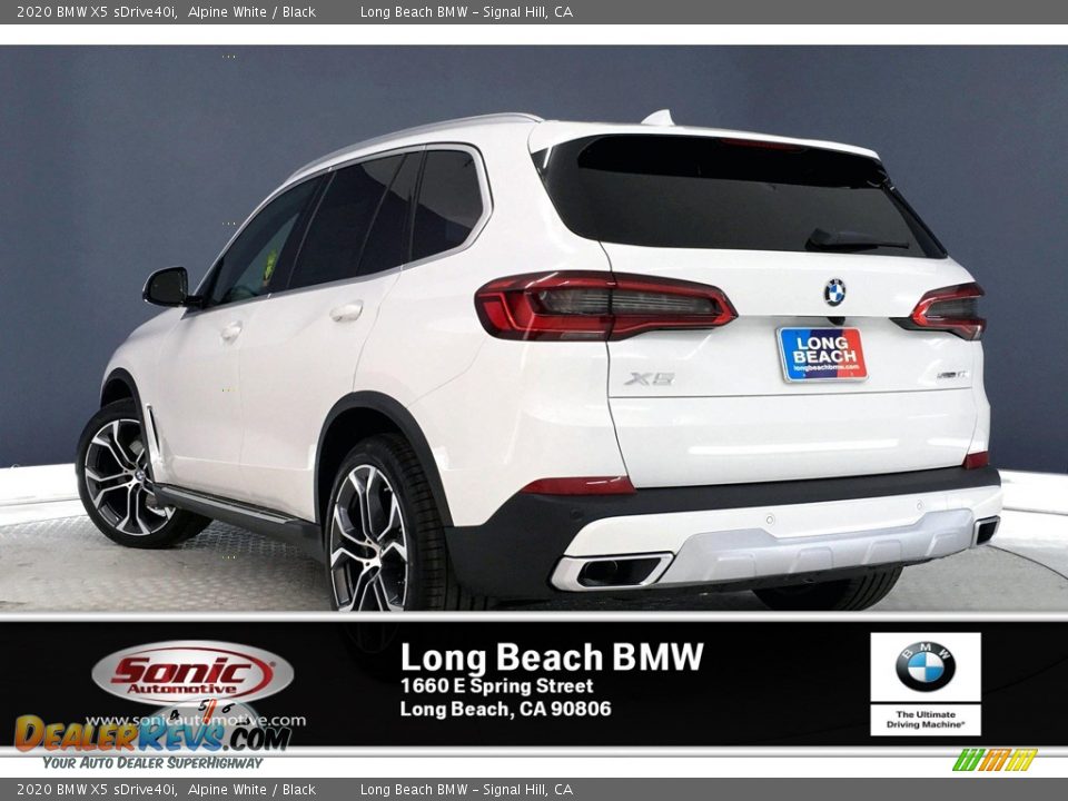 2020 BMW X5 sDrive40i Alpine White / Black Photo #2