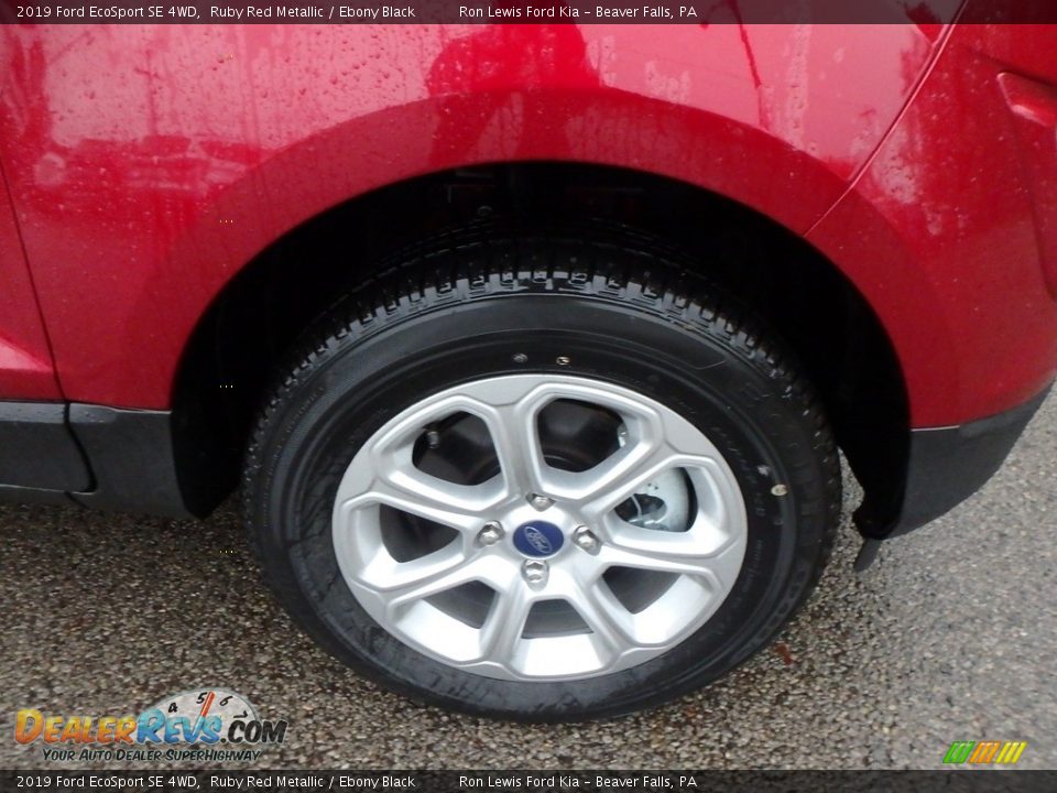 2019 Ford EcoSport SE 4WD Ruby Red Metallic / Ebony Black Photo #10