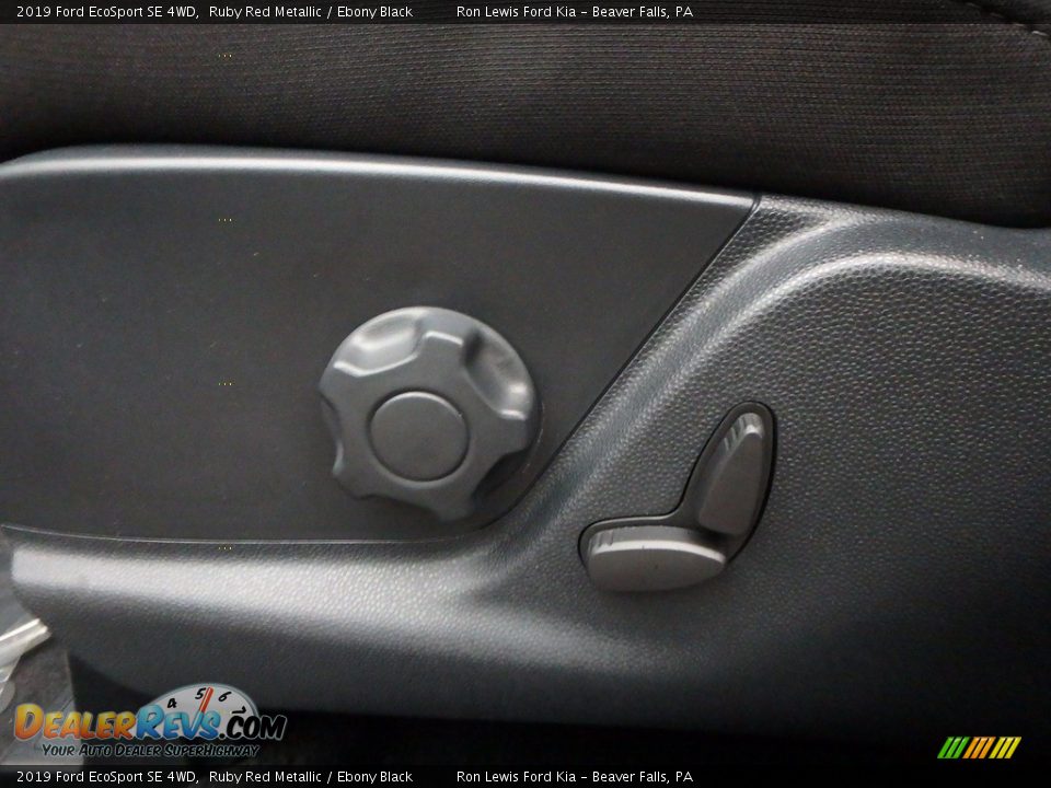 2019 Ford EcoSport SE 4WD Ruby Red Metallic / Ebony Black Photo #11