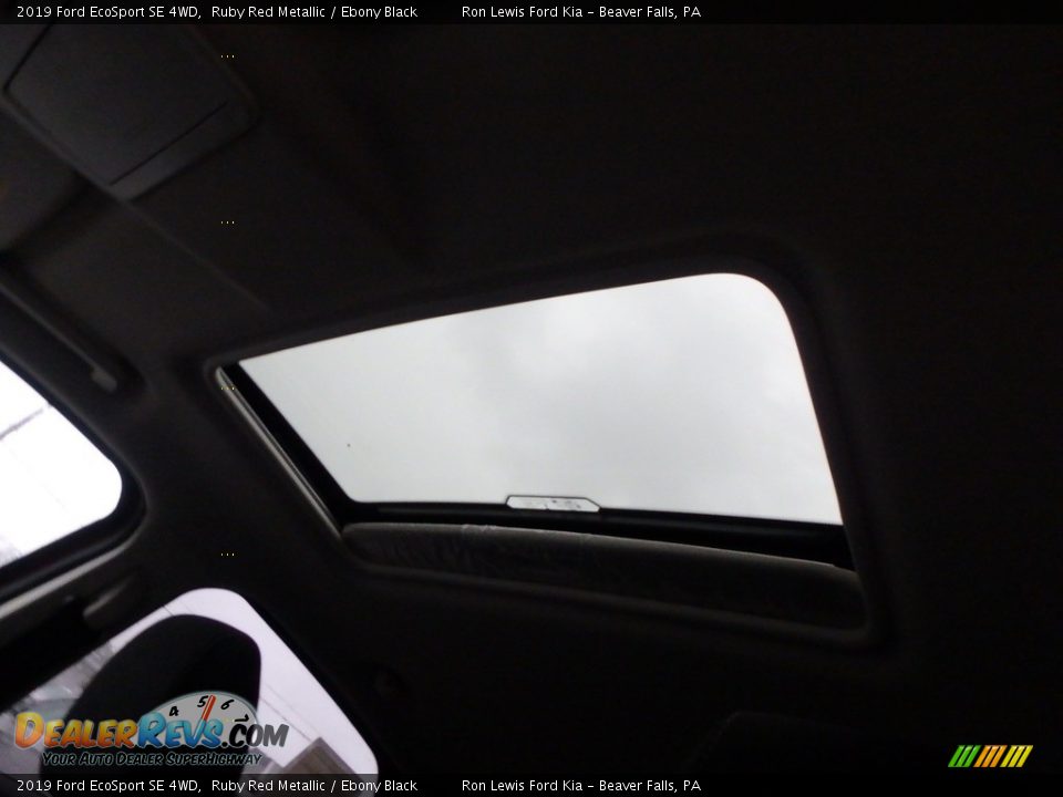 2019 Ford EcoSport SE 4WD Ruby Red Metallic / Ebony Black Photo #13
