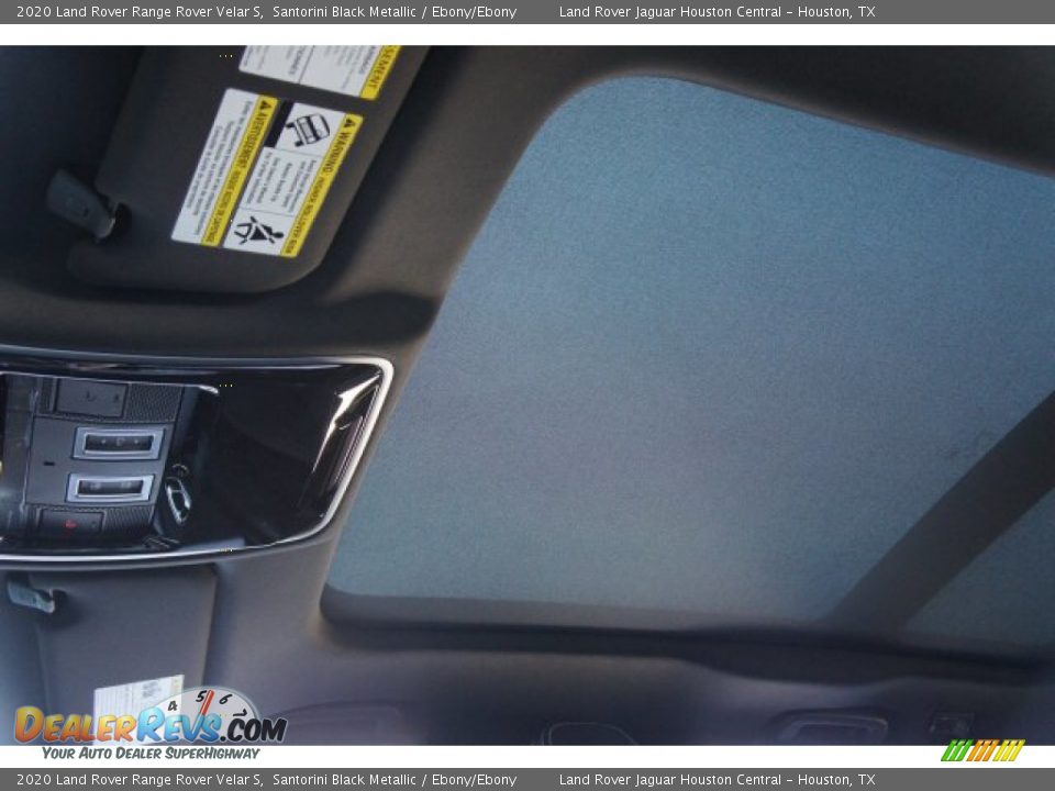 2020 Land Rover Range Rover Velar S Santorini Black Metallic / Ebony/Ebony Photo #26