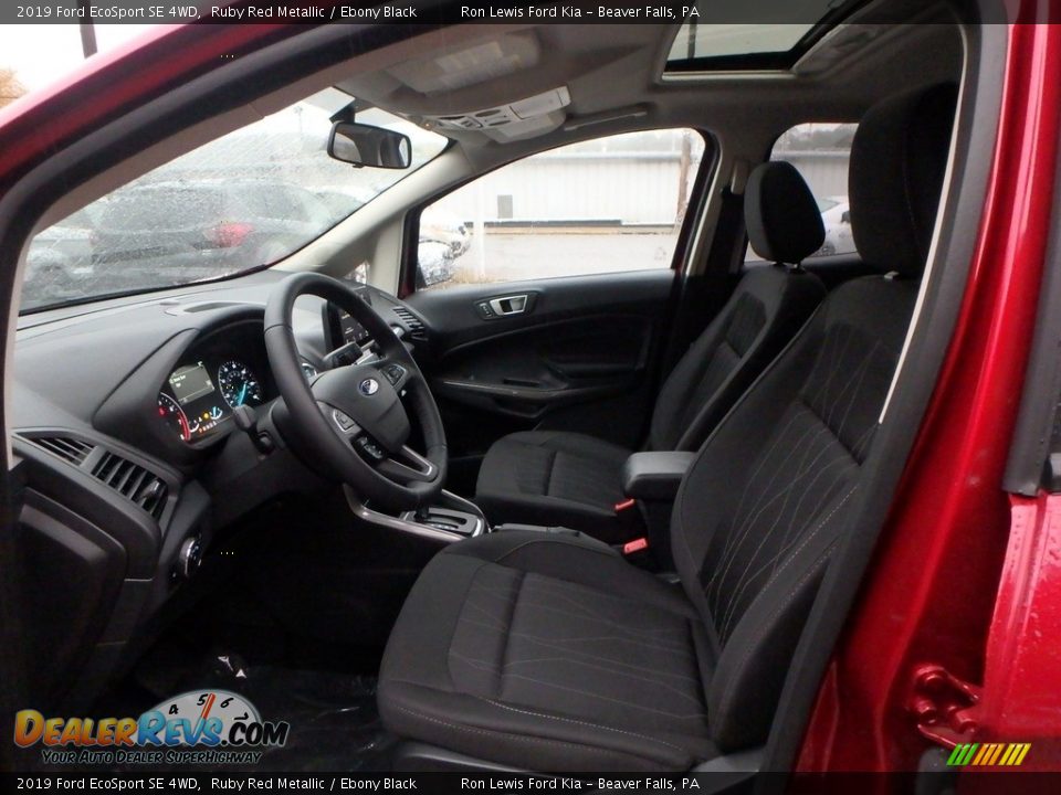 2019 Ford EcoSport SE 4WD Ruby Red Metallic / Ebony Black Photo #14