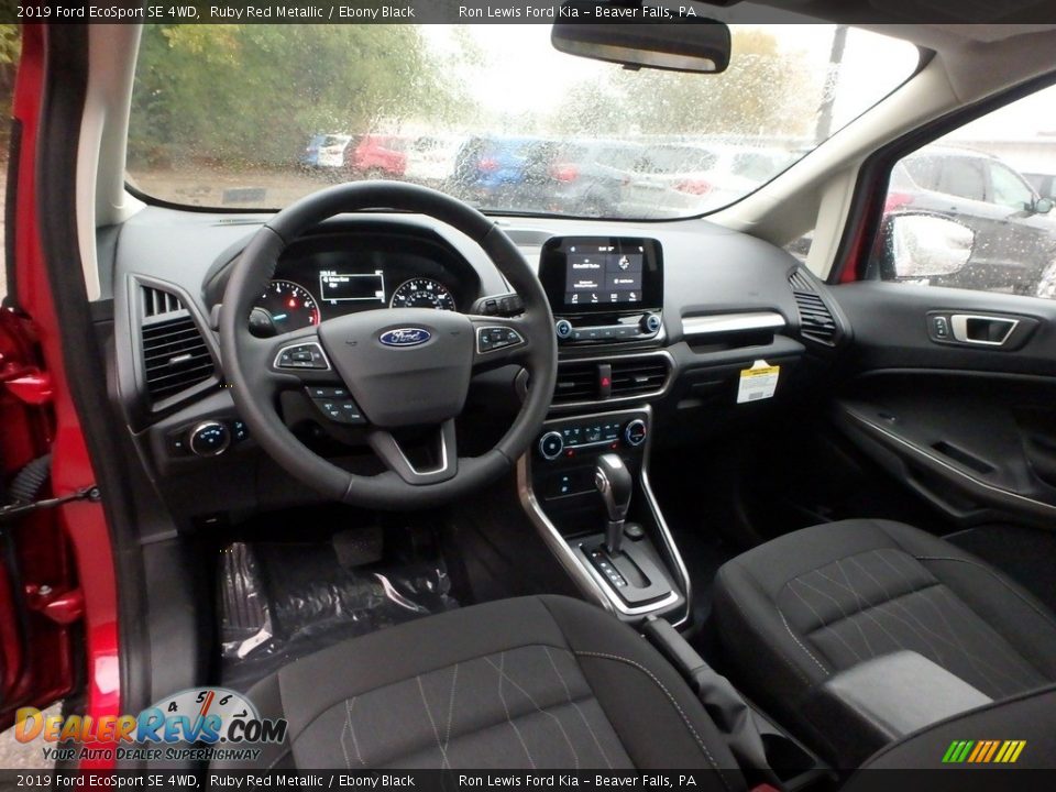 2019 Ford EcoSport SE 4WD Ruby Red Metallic / Ebony Black Photo #16