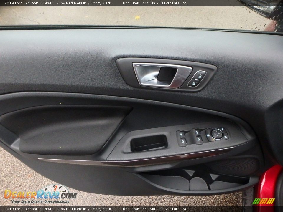 2019 Ford EcoSport SE 4WD Ruby Red Metallic / Ebony Black Photo #17