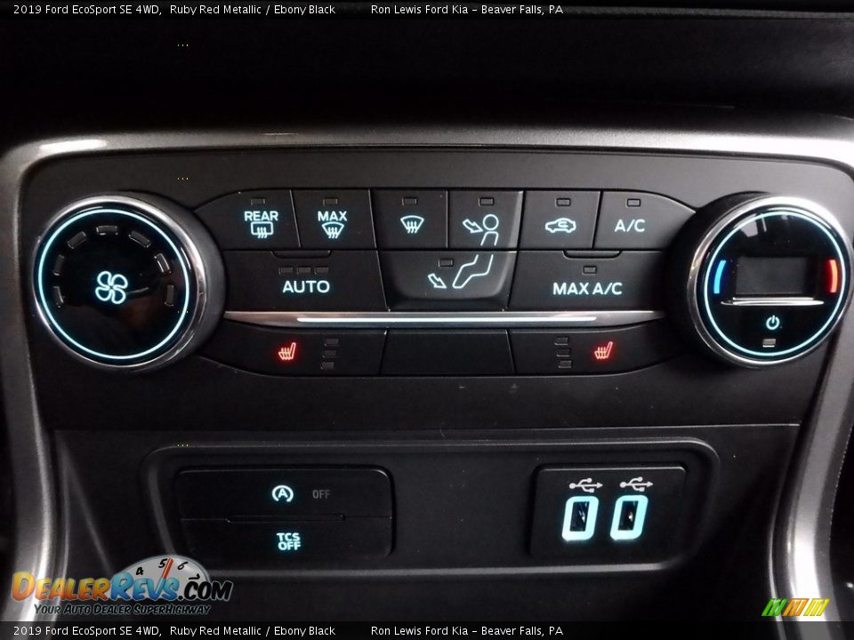 2019 Ford EcoSport SE 4WD Ruby Red Metallic / Ebony Black Photo #20