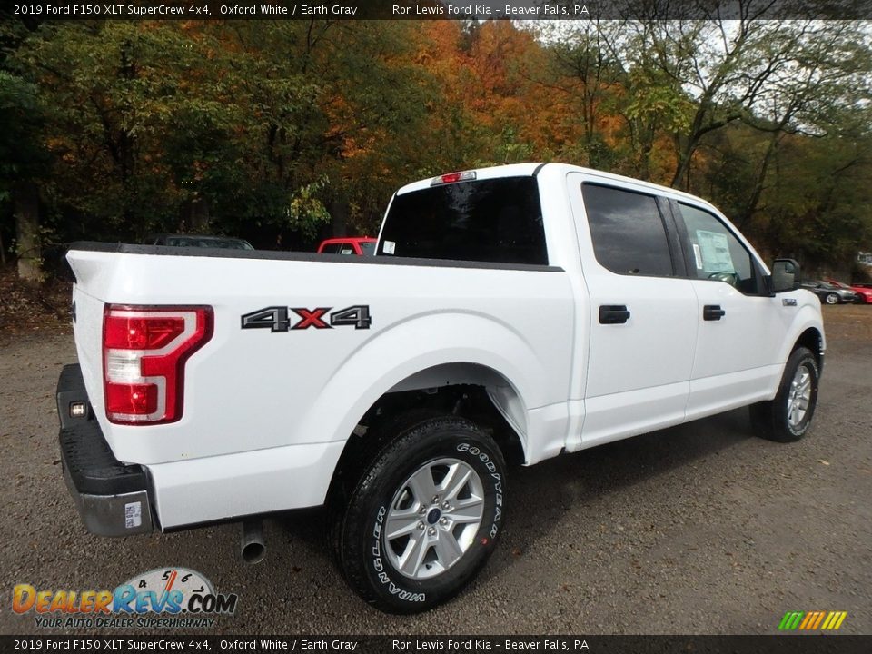 2019 Ford F150 XLT SuperCrew 4x4 Oxford White / Earth Gray Photo #2