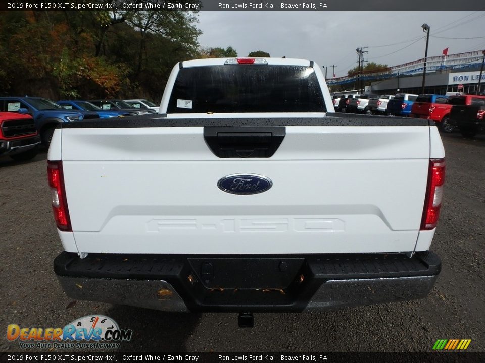 2019 Ford F150 XLT SuperCrew 4x4 Oxford White / Earth Gray Photo #3