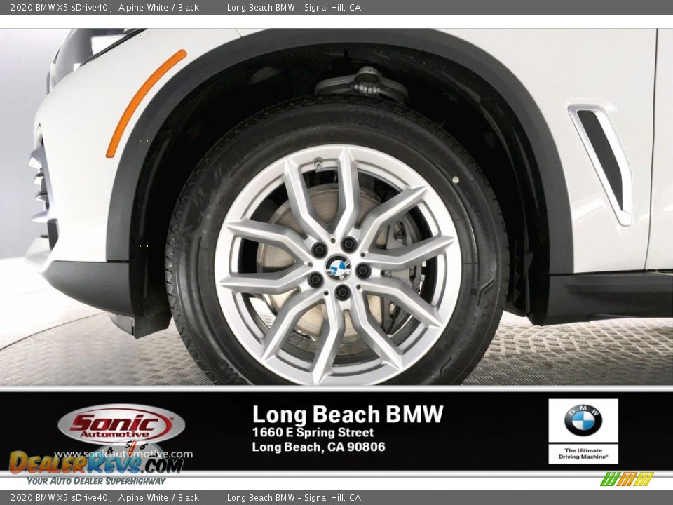 2020 BMW X5 sDrive40i Alpine White / Black Photo #9