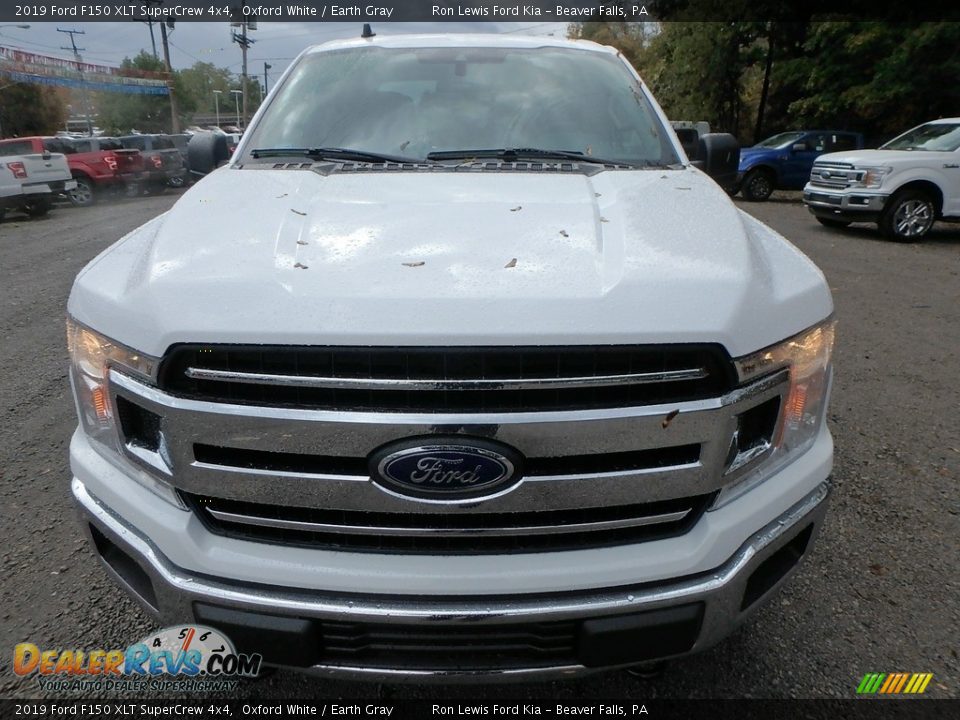 2019 Ford F150 XLT SuperCrew 4x4 Oxford White / Earth Gray Photo #7