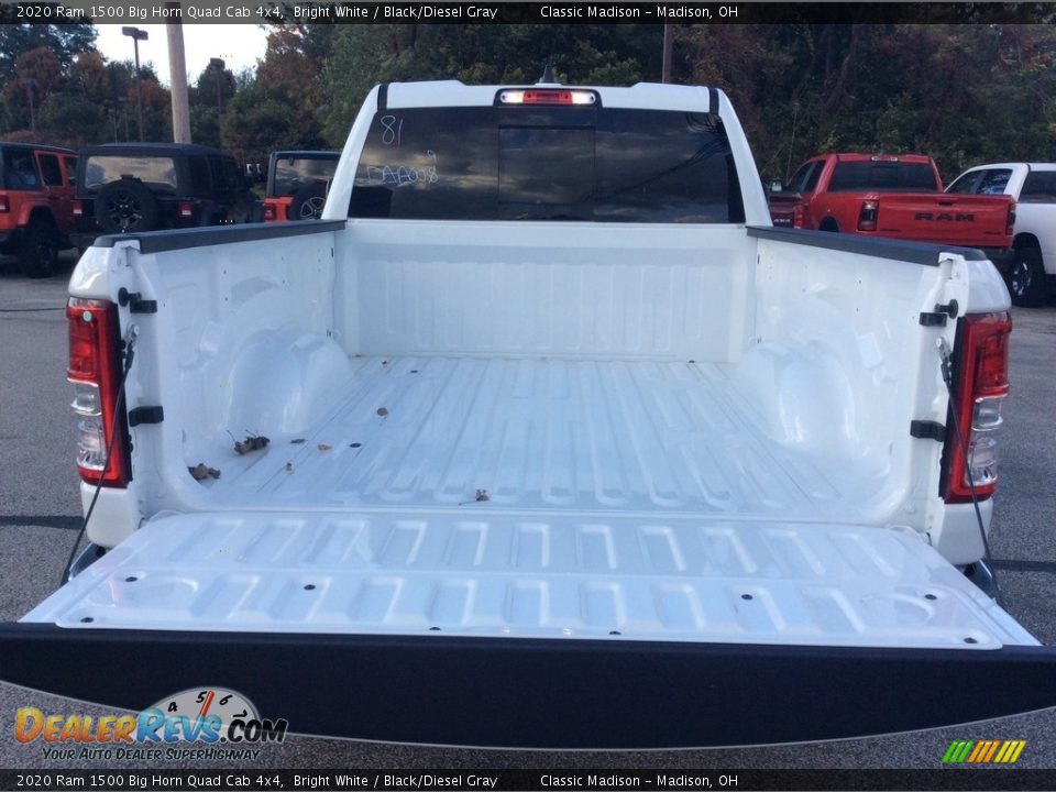 2020 Ram 1500 Big Horn Quad Cab 4x4 Bright White / Black/Diesel Gray Photo #9