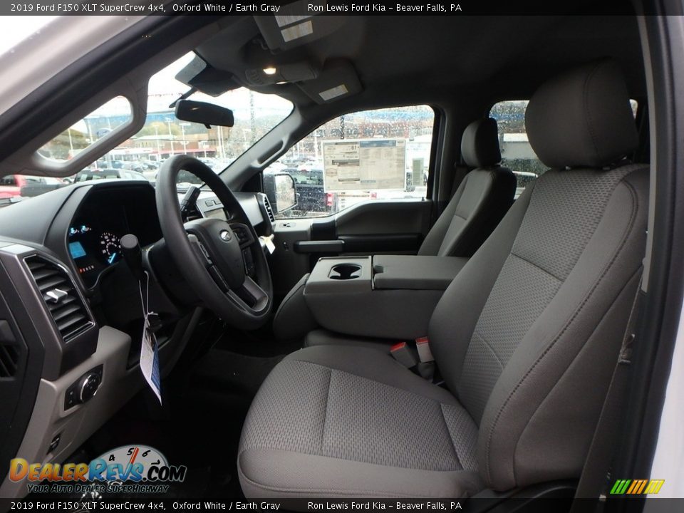 2019 Ford F150 XLT SuperCrew 4x4 Oxford White / Earth Gray Photo #11