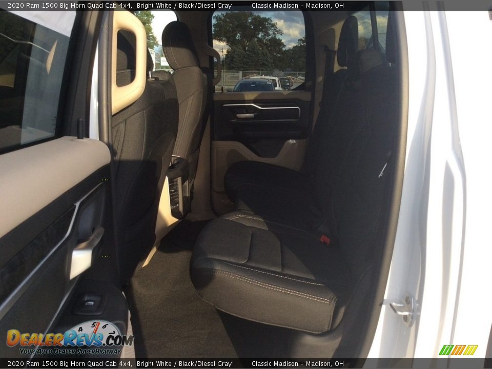 2020 Ram 1500 Big Horn Quad Cab 4x4 Bright White / Black/Diesel Gray Photo #16