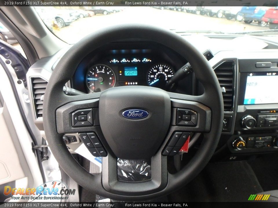 2019 Ford F150 XLT SuperCrew 4x4 Oxford White / Earth Gray Photo #17