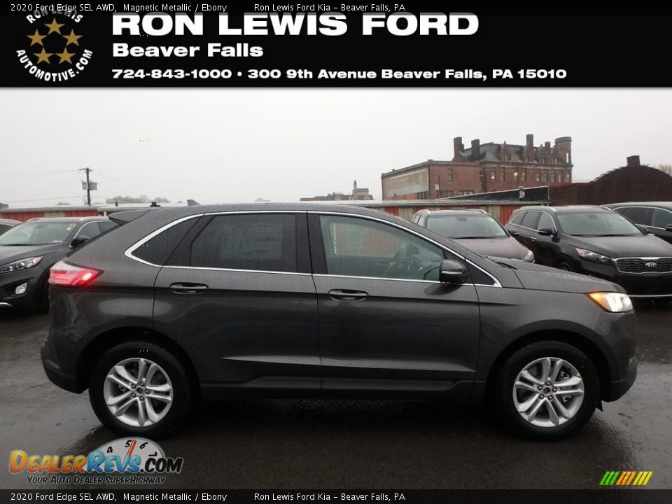 2020 Ford Edge SEL AWD Magnetic Metallic / Ebony Photo #1