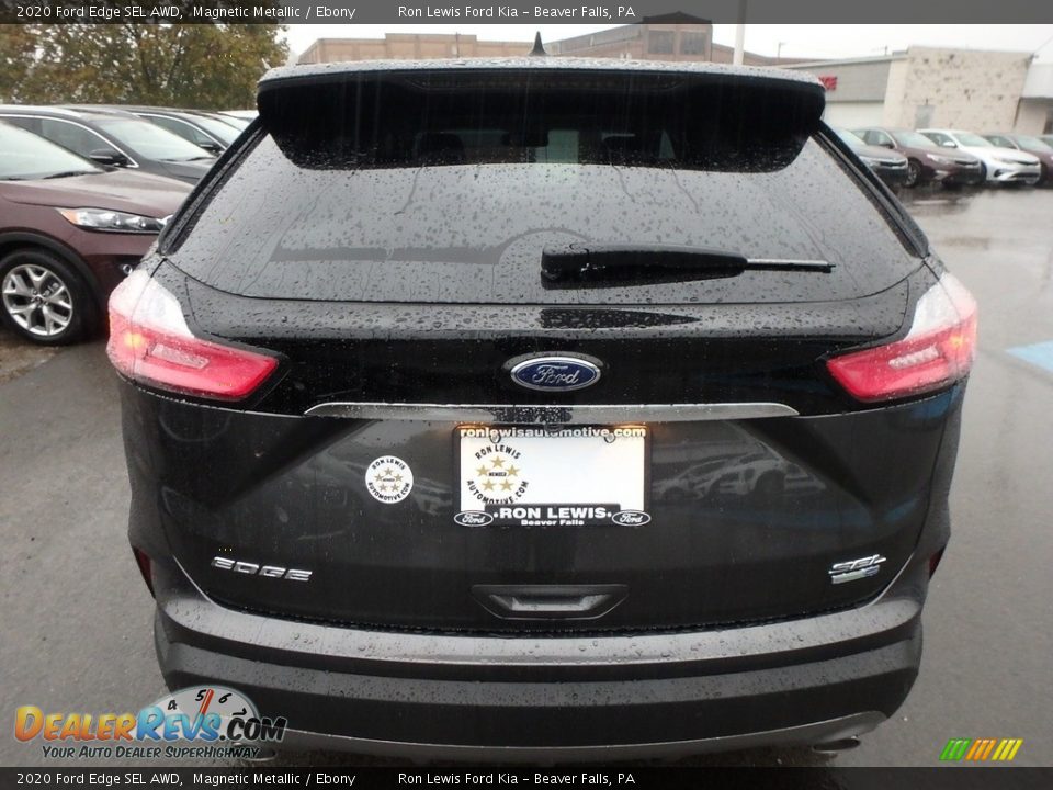 2020 Ford Edge SEL AWD Magnetic Metallic / Ebony Photo #3