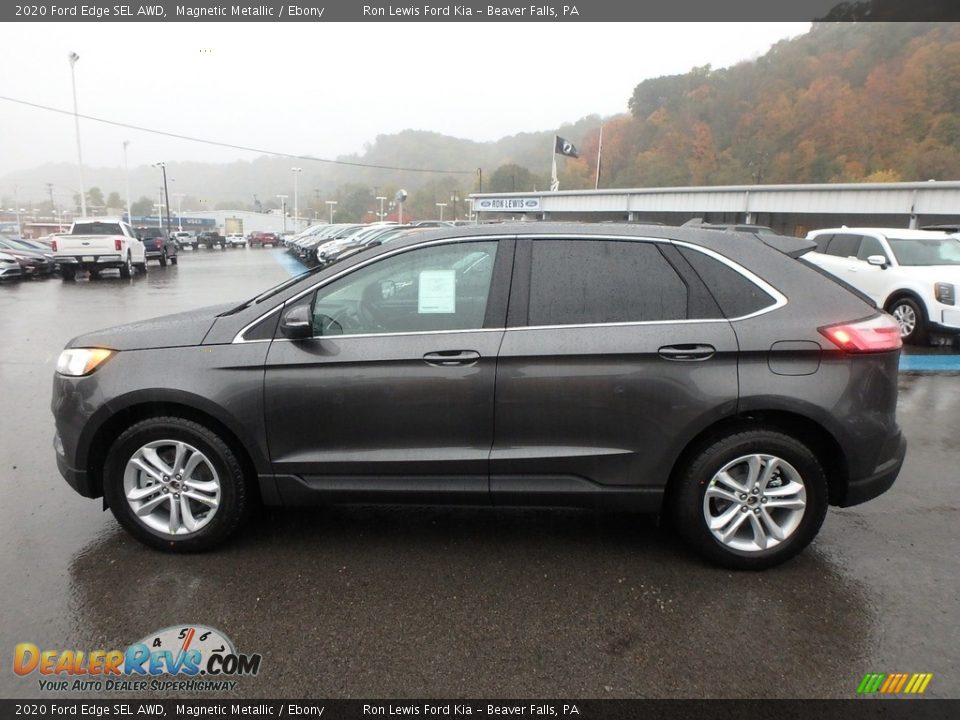 2020 Ford Edge SEL AWD Magnetic Metallic / Ebony Photo #6