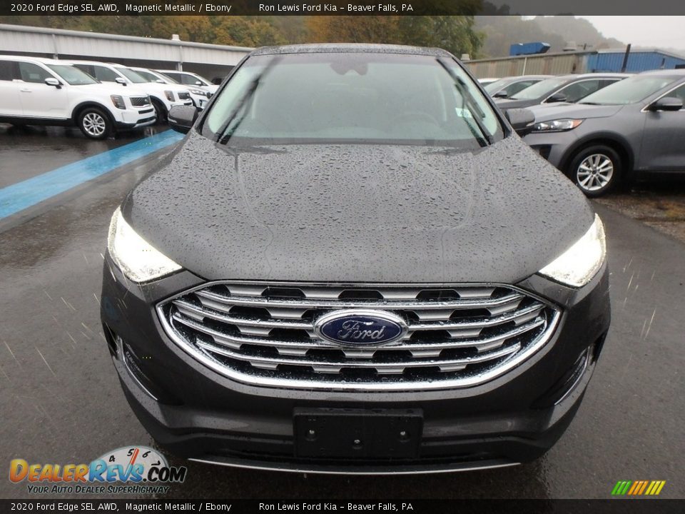 2020 Ford Edge SEL AWD Magnetic Metallic / Ebony Photo #8