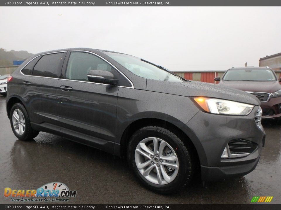 2020 Ford Edge SEL AWD Magnetic Metallic / Ebony Photo #9