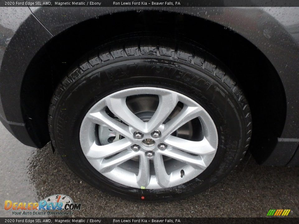 2020 Ford Edge SEL AWD Magnetic Metallic / Ebony Photo #10