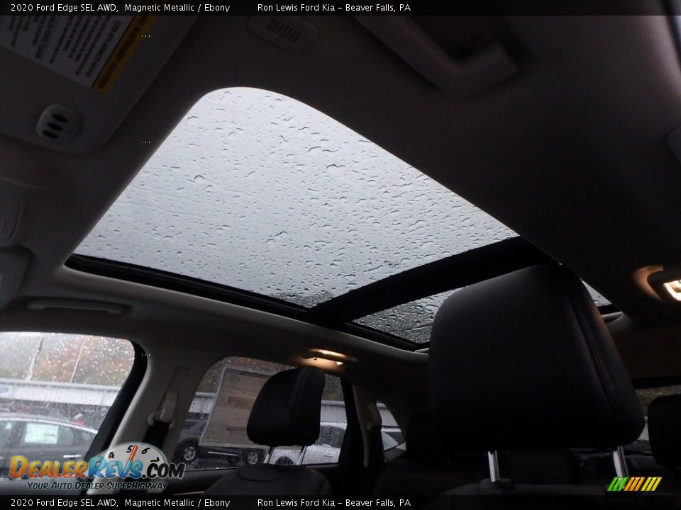 2020 Ford Edge SEL AWD Magnetic Metallic / Ebony Photo #13