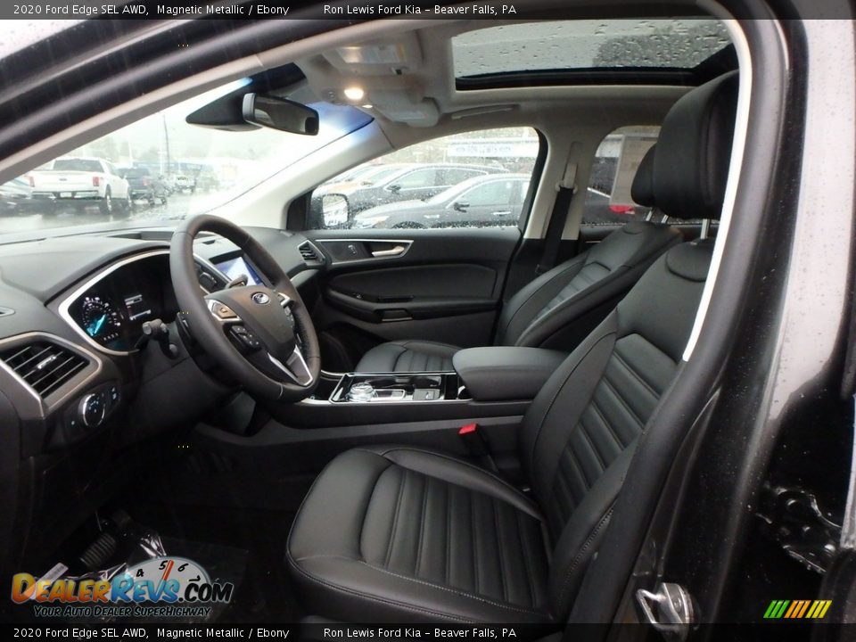 2020 Ford Edge SEL AWD Magnetic Metallic / Ebony Photo #14