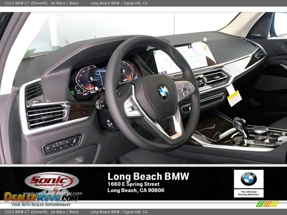 2020 BMW X7 xDrive40i Jet Black / Black Photo #4