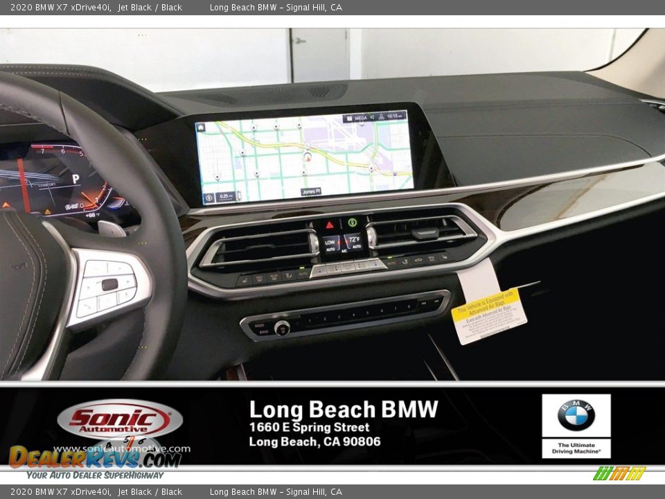 2020 BMW X7 xDrive40i Jet Black / Black Photo #5