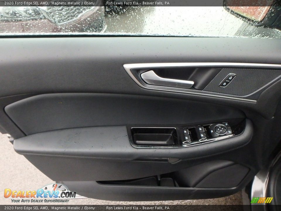 2020 Ford Edge SEL AWD Magnetic Metallic / Ebony Photo #17