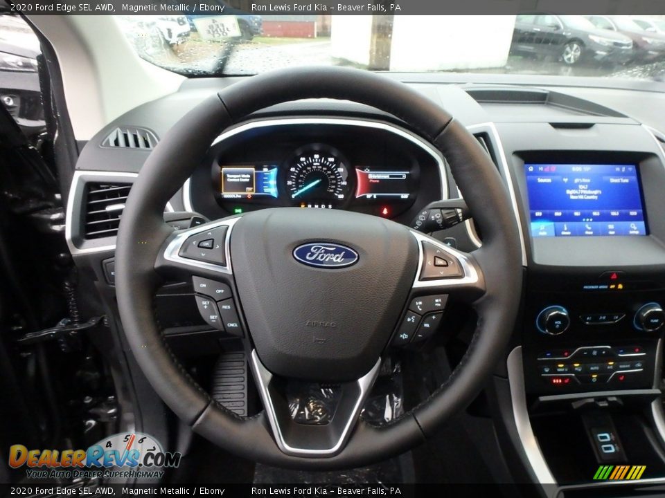 2020 Ford Edge SEL AWD Magnetic Metallic / Ebony Photo #18