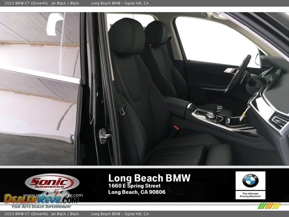 2020 BMW X7 xDrive40i Jet Black / Black Photo #7