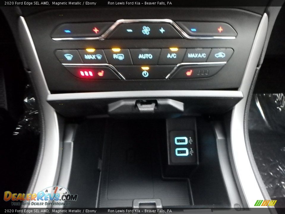 2020 Ford Edge SEL AWD Magnetic Metallic / Ebony Photo #19