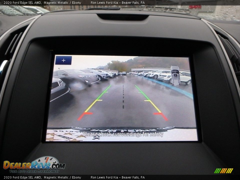 2020 Ford Edge SEL AWD Magnetic Metallic / Ebony Photo #20