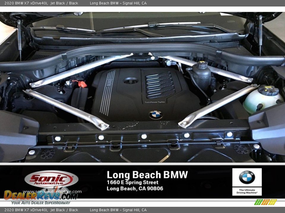 2020 BMW X7 xDrive40i Jet Black / Black Photo #8